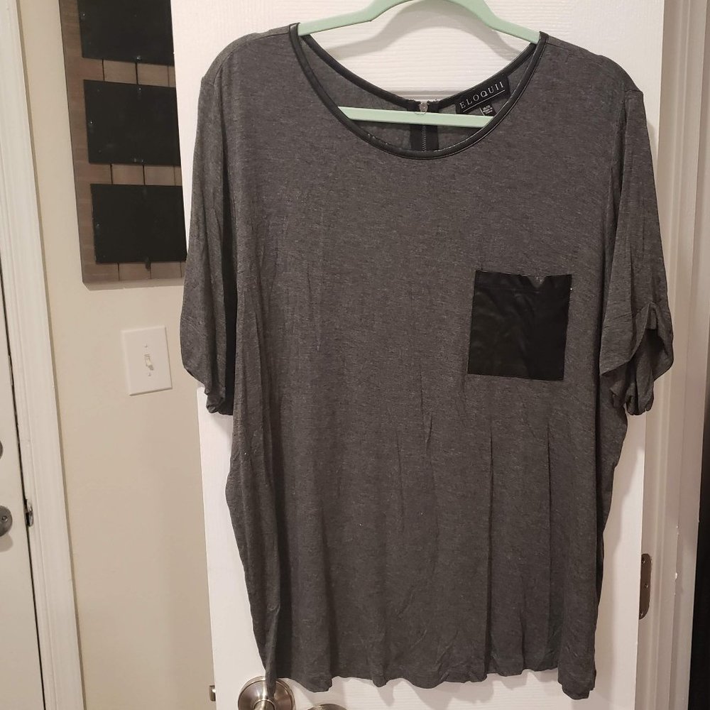 Eloquii Short Sleeve Top